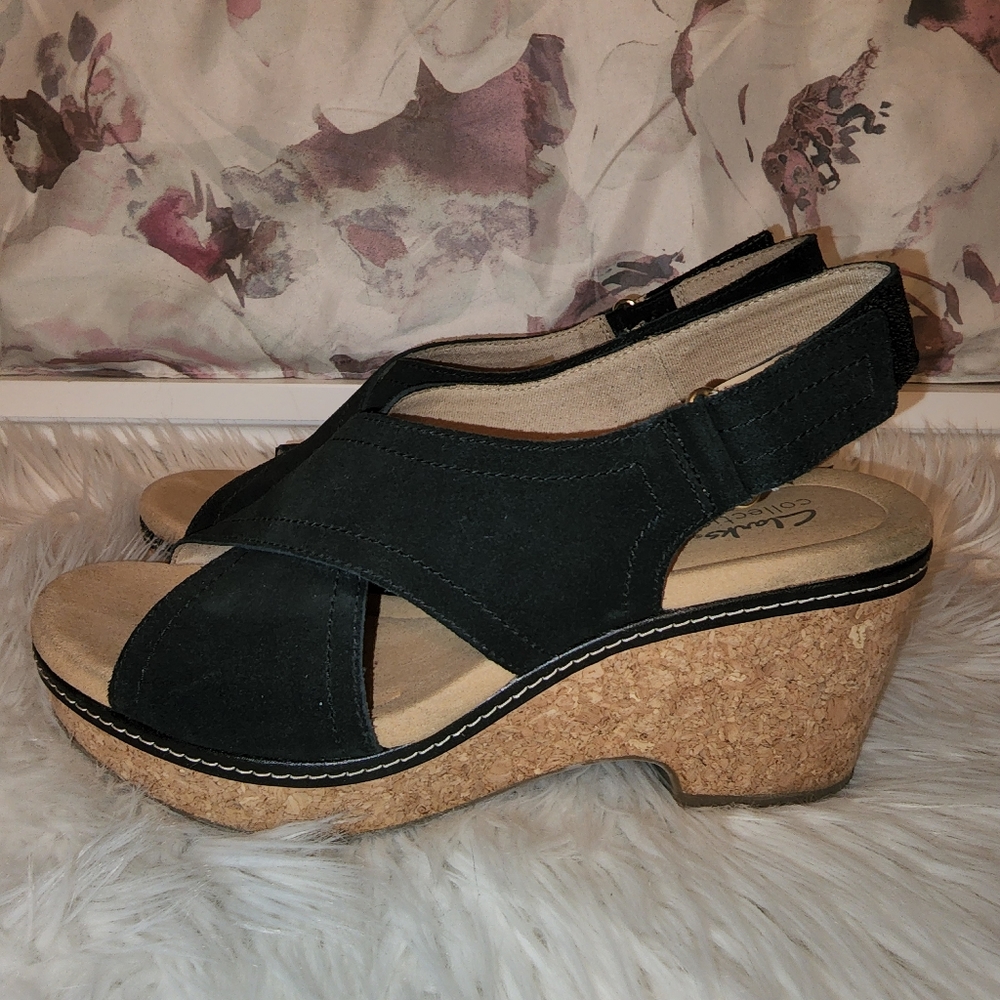 Black wedge Sandals